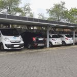 Reihenanlage-Carport-Fahrzeug Überdachung