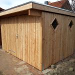 Kellerersatzraum mit großem Dachüberstand