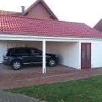 Satteldachcarport-Bikeport-Gerätekammer-Unterstand