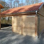 Satteldachcarport-Kiefer-rustikal