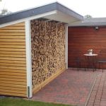 Feuerholz-Unterstand, Kaminholzlager