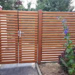 zaunanlage-Gartentor-Durchgangstür-Rombo