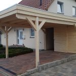 Einzelcarport-Kammer-Rhombus-Roh