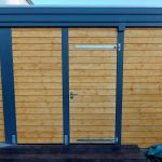 Gerätekammer, Flachdach mit Rhombusprofil