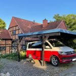 Carport-Einzelcarport-KDI-Hochdach