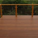 Holzterasse-Bangkirai-Brüstungselemente