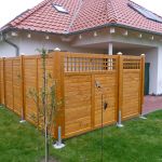 Zaun-Einfassung-Lärche