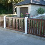 Vorgartenzaun-Brüstung-Latten