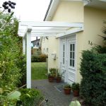 Pultdach Eingangsüberdachung