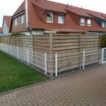 Gartentrennwand-Holz-Kiefer